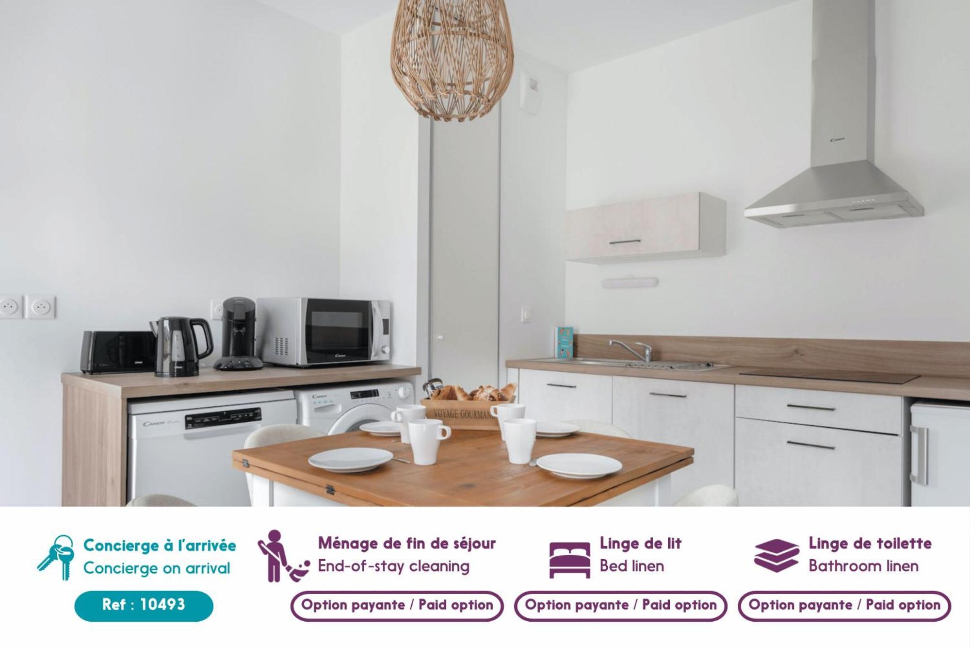50M De La Plage, Bel Appartement Pour 4 Пленеф-Вал-Андре Екстериор снимка